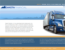 Tablet Screenshot of dakotafinancial.com